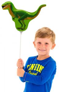 Mini figuurballon Dinosaurus Raptor