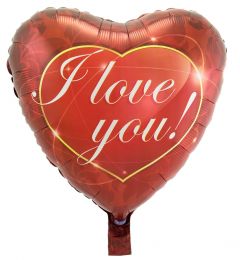 Mini Figuurballon I Love You - 23cm