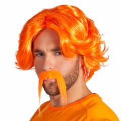 Oranje Pruik Chuck