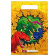 Dinosaurus Uitdeelzakjes - 6 stuks