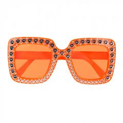 Oranje Bling Bling Partybril