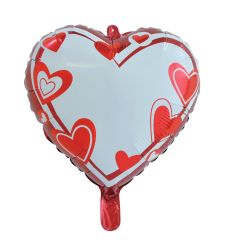 Beschrijfbare Hart Folieballon 46cm