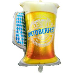 Folieballon Oktoberfest Bierglas - 60x80cm