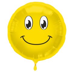 Emoticon Glimlach Folieballon - 45cm