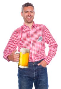 Rood Oktoberfest Overhemd