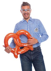 Blauw Oktoberfest Overhemd