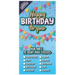 Tissue Box - Happy Birthday