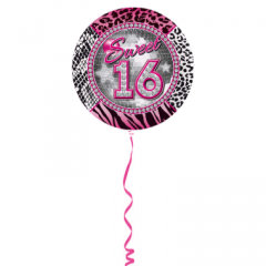 Folieballon Sweet 16 - 43cm