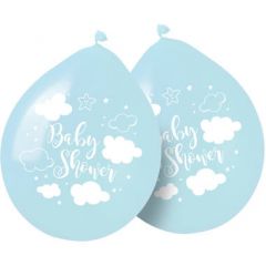 Ballonnen Babyshower Blauw - 8stk