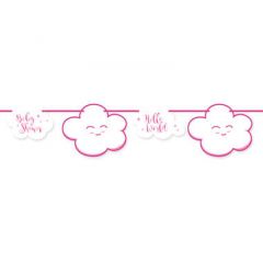 Slinger Babyshower Roze - 4mtr