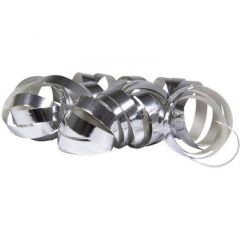 Serpentine Metallic Zilver - per 2