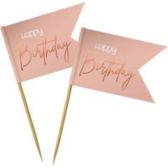 Prikkers Happy Birthday Elegant Lush Blush - 36stk