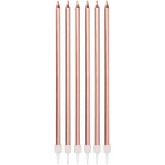 Kaarsenset Roségoud Metallic - 16stk