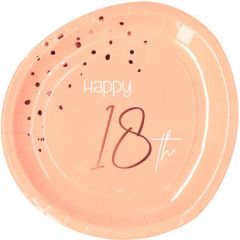 Bordjes Elegant Lush Blush - 18 t/m 80 Jaar