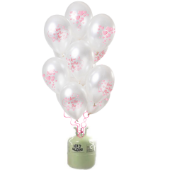 Helium Tank met Love is in the Air Ballonnen - 24stk