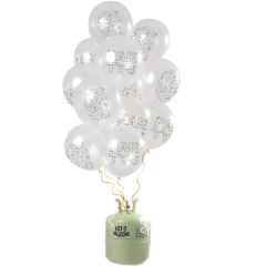 Helium Tank met Origami Party Ballonnen - 24stk