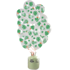 Helium Tank met Tropical Mix Ballonnen - 30stk