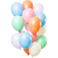 Ballonnen set pastel mix - 15stk