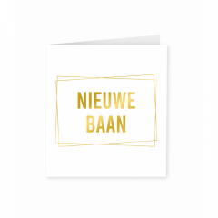 Gold & White Ansichtkaart - Nieuwe Baan