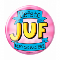 XL Button Liefste Juf