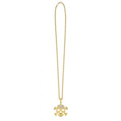 Ketting Schedel - Goud