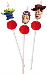 Toy Story rietjes - 6 stuks
