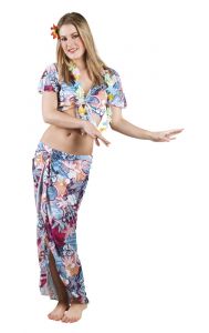 Hawaii Top met Lange Rok 