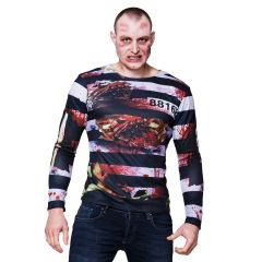 Fotorealistisch Shirt Zombie Prisoner - M/L