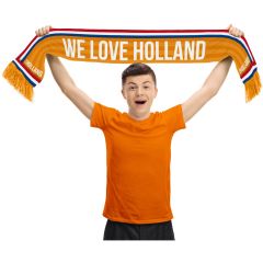 Oranje Sjaal We Love Holland