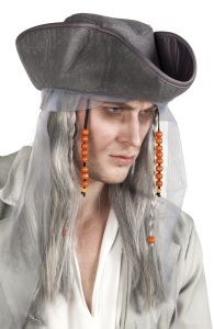 Piraten Pruik Zombie met Piratenhoed
