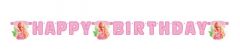 Barbie letterslinger Happy Birthday - 3 meter