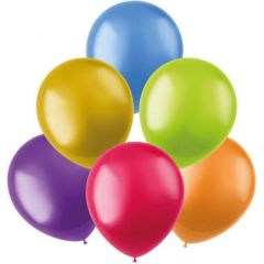Ballonnen Mix Color Pop Metallic - 50stk