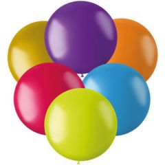  Ballonnen Mix Color Pop Metallic - 48cm