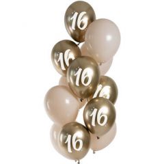 Ballonnen Set Golden Latte - 16 t/m 50 jaar