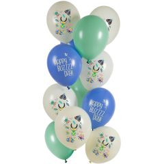 Ballonnen Set Birthday Bugs - 12stk