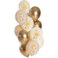 Ballonnen Set Birthday Sunshine - 12stk