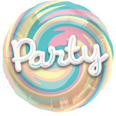 3D Folieballon Swirl Party