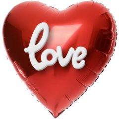 3D Folieballon Love