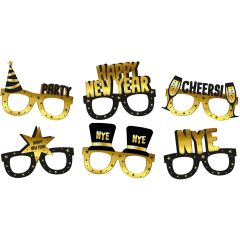 Happy new Year Brillen Black/Gold