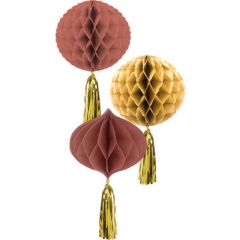 Honeycombs Golden Dusk - 3stk