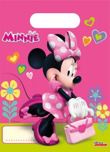 Minnie Mouse Happy Uitdeelzakjes - 6 stuks