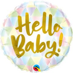 Folieballon Hello Baby - 45cm