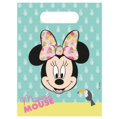 Minnie Mouse Tropical Uitdeelzakjes - 6 stuks