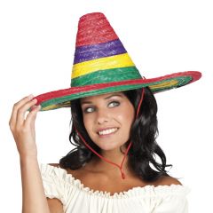Kleurrijke Sombrero Puebla - 49cm