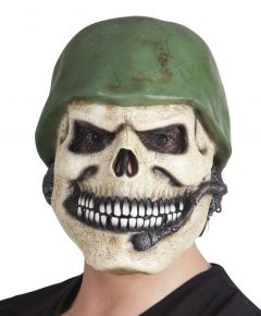 Doodshoofd Soldaat Masker Latex