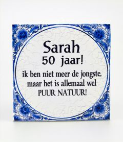 Delfts Blauwe Tegel Sarah