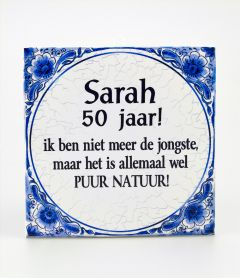 Delfts Blauwe Tegel Sarah
