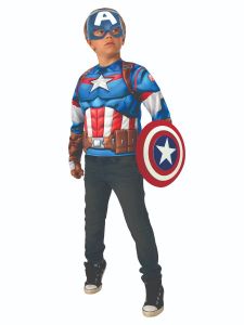 Captain America Licentie Verkleedset - Kinder