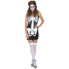 Skeleton Girl Kostuum