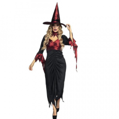 Wicked Witch Kostuum - zwart/rood